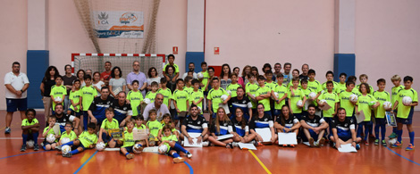 Clausura del V Campus Infantil de Fútbol UCA en el Complejo Deportivo de Puerto Real