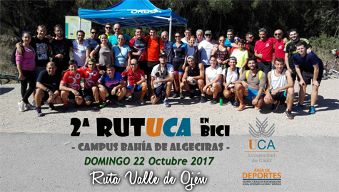 Gran Exito de participacion en la 2ª RutUCA en Bici Campus Bahia de Algeciras