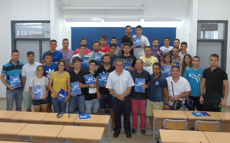 El Aula de Fútbol en la clausura del Curso Monitor de Fútbol y Fútbol Sala en Jerez