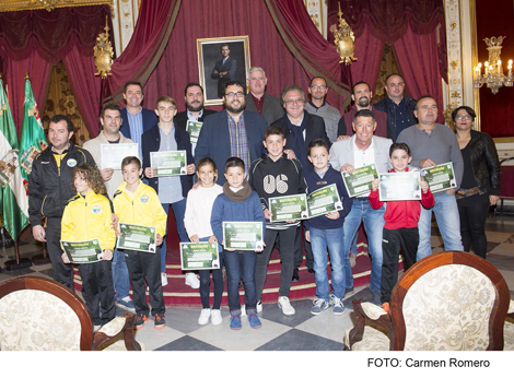 Entrega de distinciones del Aula Universitaria de Fútbol de la Universidad de Cádiz