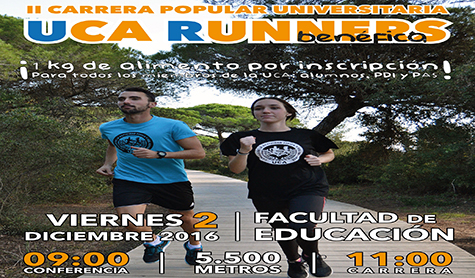 Más de un centenar de personas participarán en la II ‘UCA Runners’ en el Campus de Puerto Real