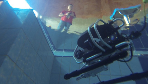 El Área de Deportes colabora en distintas pruebas con dispositivos subacuáticos de investigación