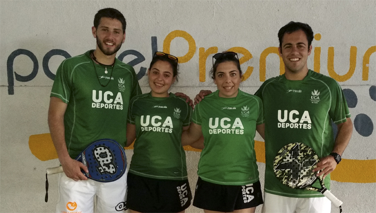 La UCA alcanza la plata en la modalidad masculina del Campeonato de España Universitario de Pádel