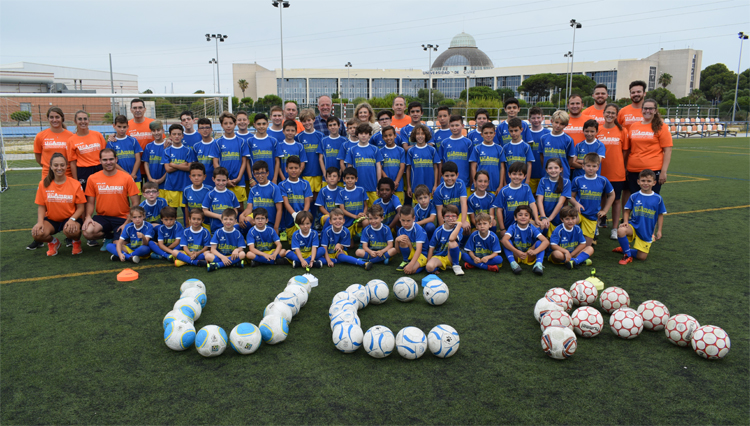Arranca el VI Campus Infantil de Fútbol UCA  en el Complejo Deportivo de Puerto Real