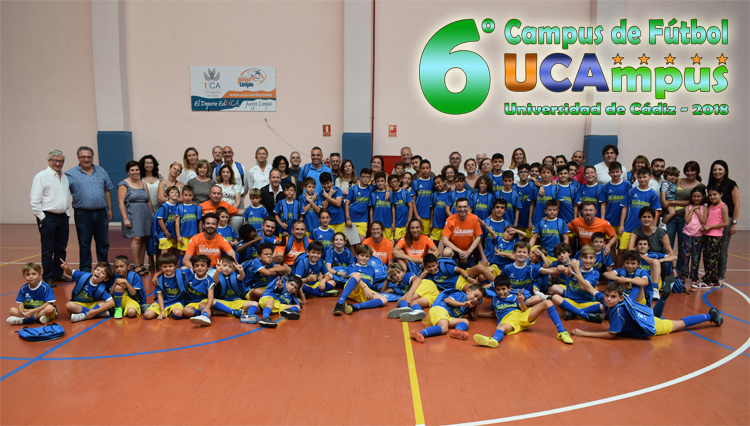 Clausura del VI Campus Infantil de Fútbol UCA  en el Complejo Deportivo de Puerto Real