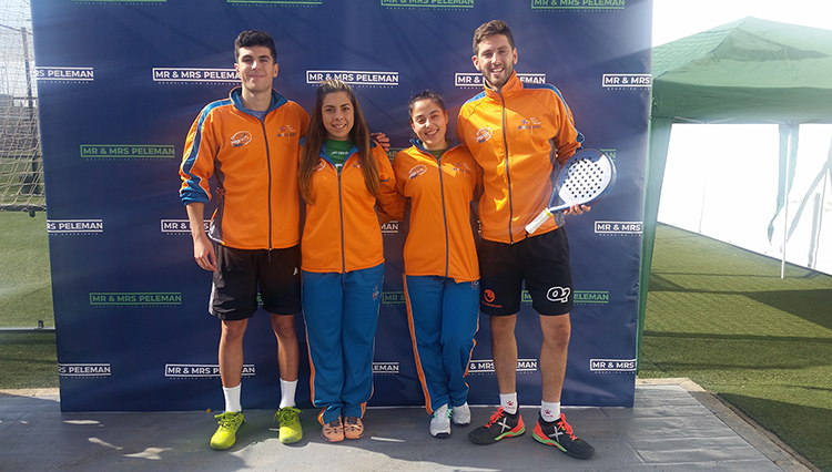 Cuatro alumnos de la Universidad de Cádiz participan en el Campeonato de España Univeristario de Pádel