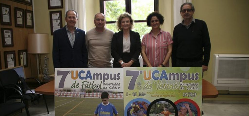La UCA presenta la VII edición del Campus de Fútbol y del Campamento Infantil de Verano ‘UCAmpus’