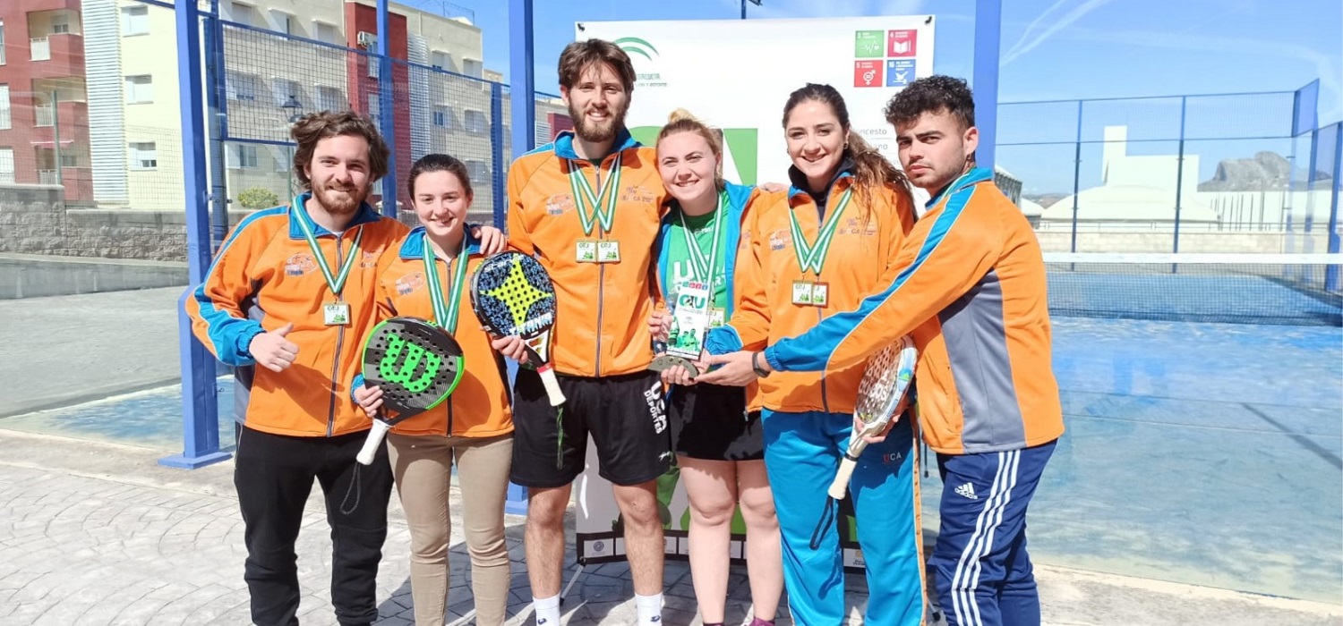 Excelente palmarés de la Universidad de Cádiz en los Campeonatos de Andalucía Universitarios 2020 de Pádel y Fútbol Sala femenino