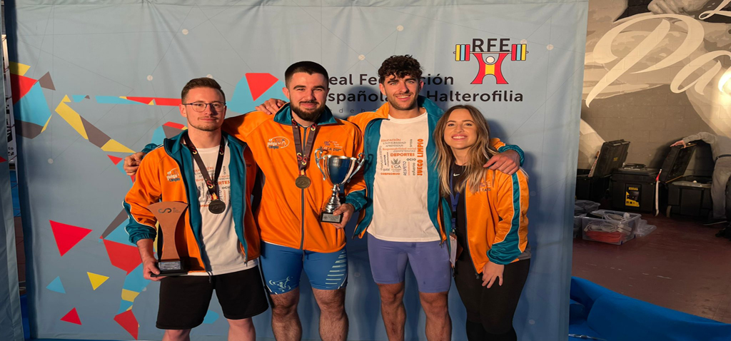 Los alumnos UCA obtienen 4 podios en el Campeonato Universitario de España de Halterofilia