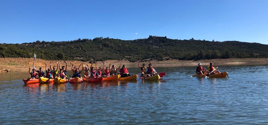 Éxito de participación en la 5ª RutUCA de kayak en el Campus Bahía de Algeciras