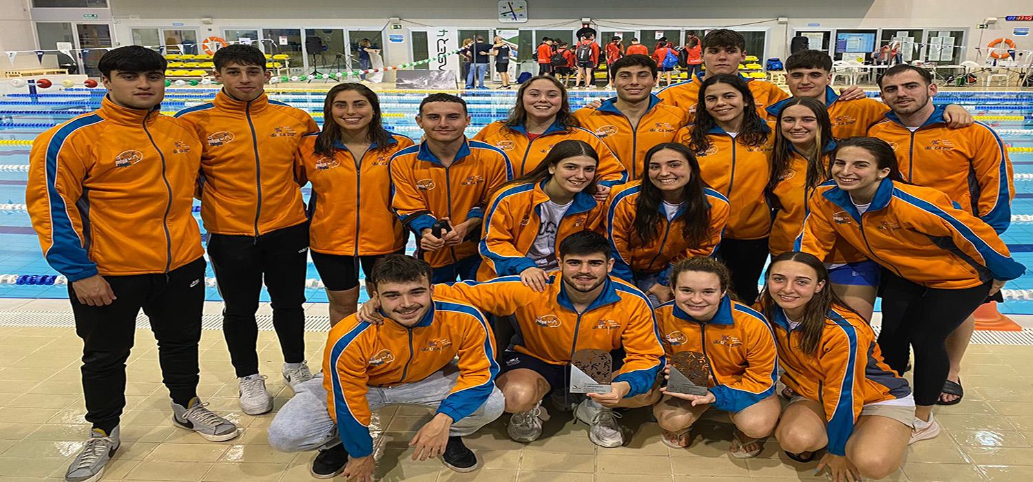 La UCA logra el tercer puesto por equipos femenino y masculino en el Campeonato de Andalucía Universitario de Natación y Natación adaptada