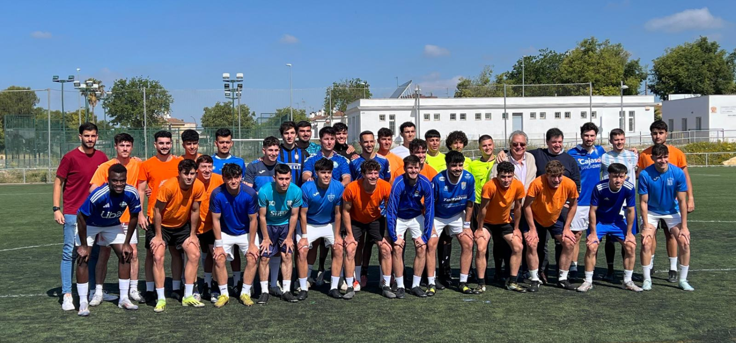 La Selección Jerez Cuna del Fútbol y la ESI disputaron un amistoso en la 1ª Semana del Juego Limpio UCA