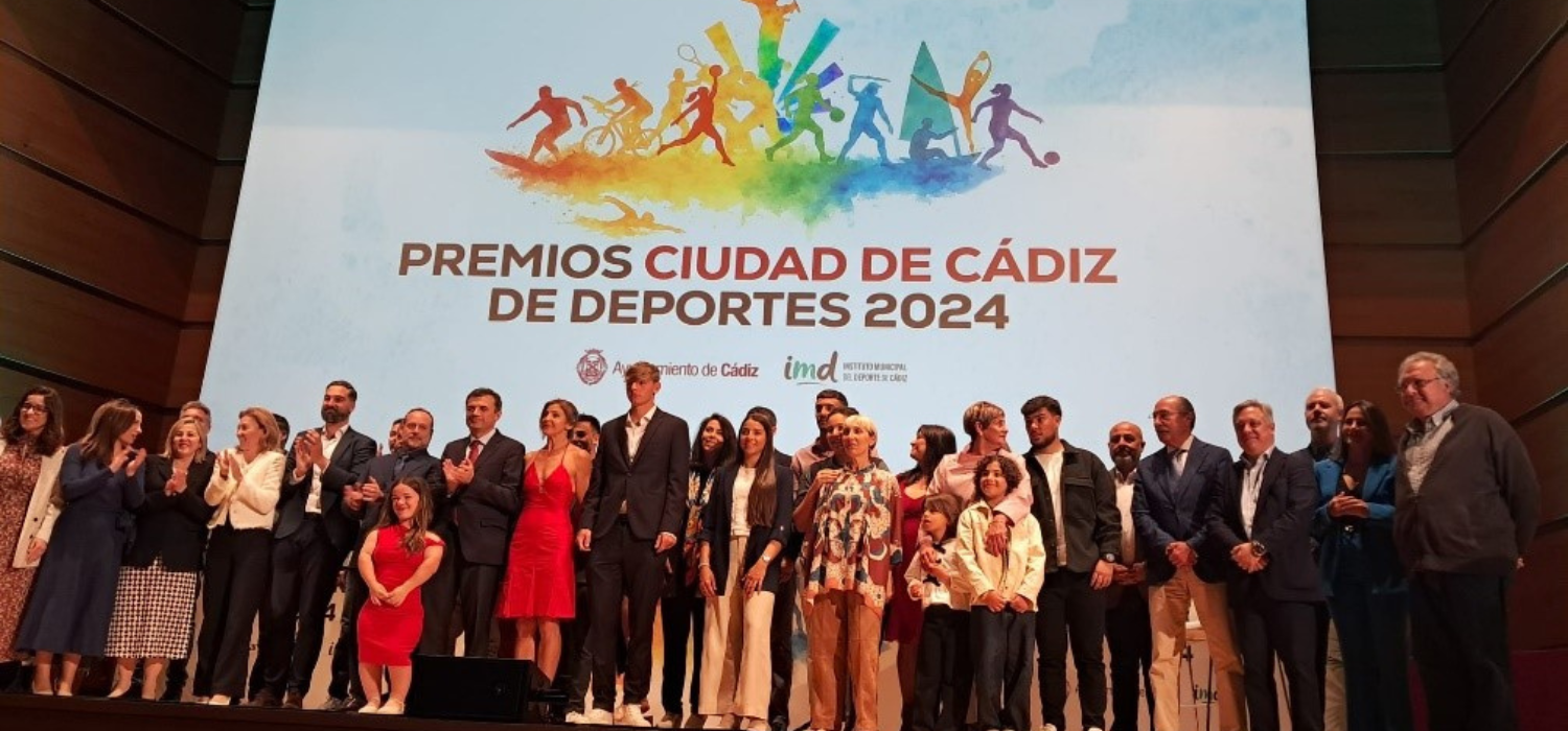 La UCA, representada en el acto de entrega de los Premios Ciudad de Cádiz de Deportes 2024