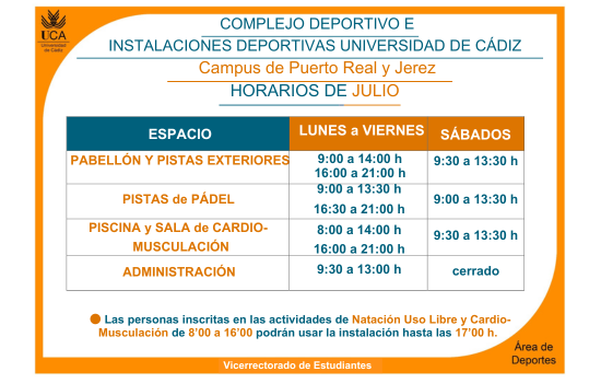IMG Horario Julio