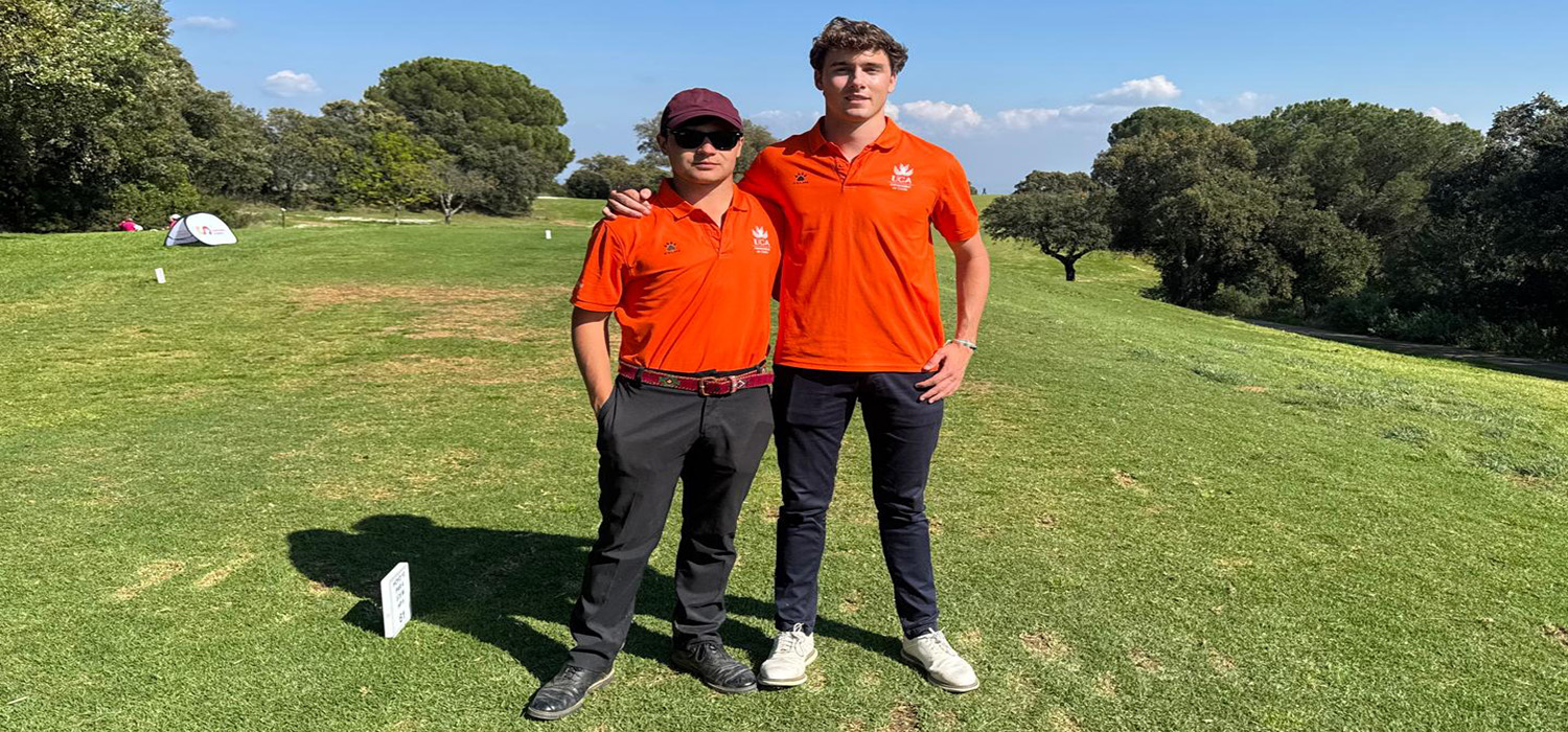 Dos estudiantes representaron a la UCA en el Campeonato de España Universitario de Golf