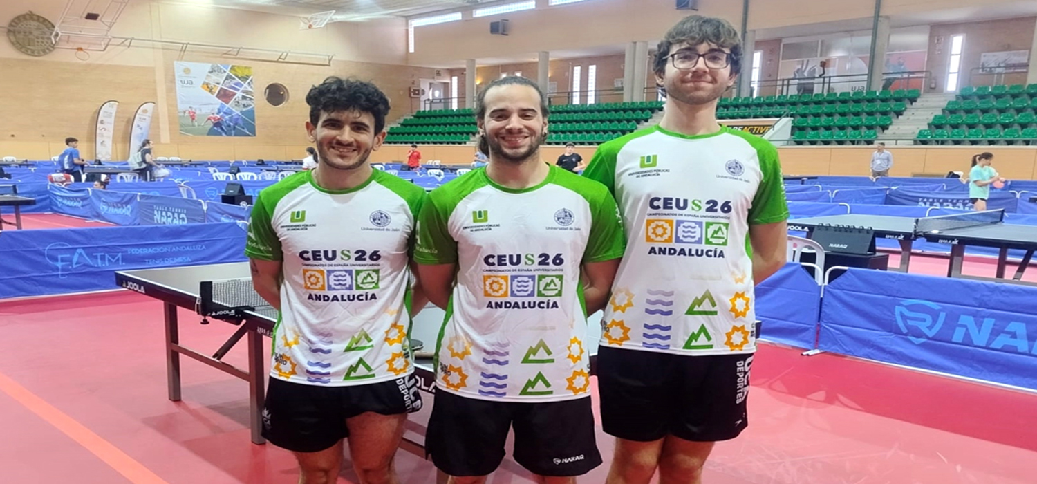 Tres estudiantes UCA acudieron al Campeonato de España Universitario de Tenis de Mesa