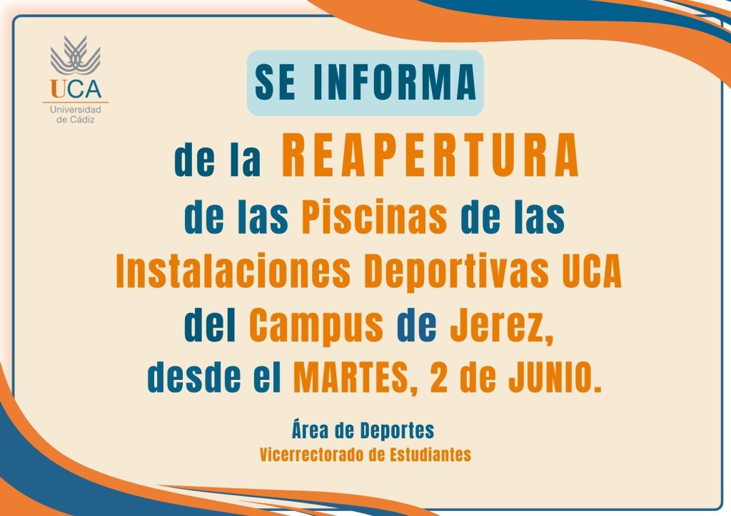 IMG Reapertura piscinas UCA Campus de Jerez