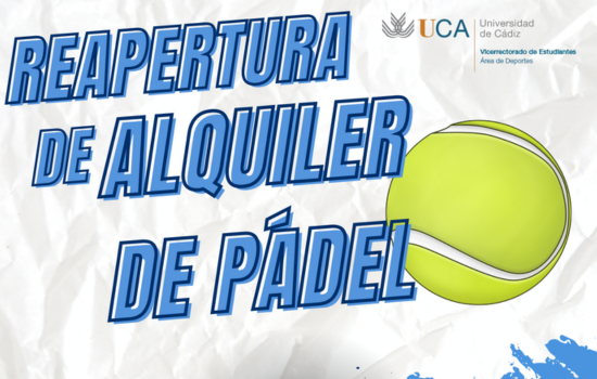 IMG Reapertura de alquiler de Pádel en las Instalaciones Deportivas de Jerez